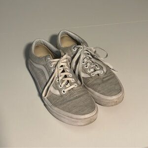 Vans Gray and White Women's Sneakers